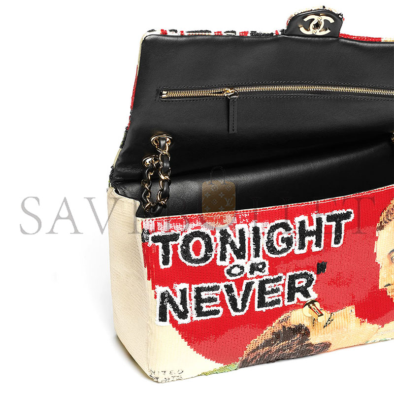 CHANEL MAXI FLAPBAG AS6281 (32*19.5*10cm)
